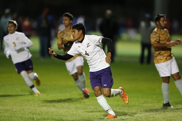 Marcos DelAngel-Parra is one of nine returning starters for Durango. (Erik Verduzco/Las Vega ...