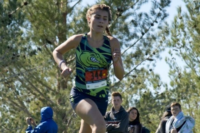 Mia Smith is one of five returning letter winners for the Gators. (Daniel Clark/Las Vegas Re ...