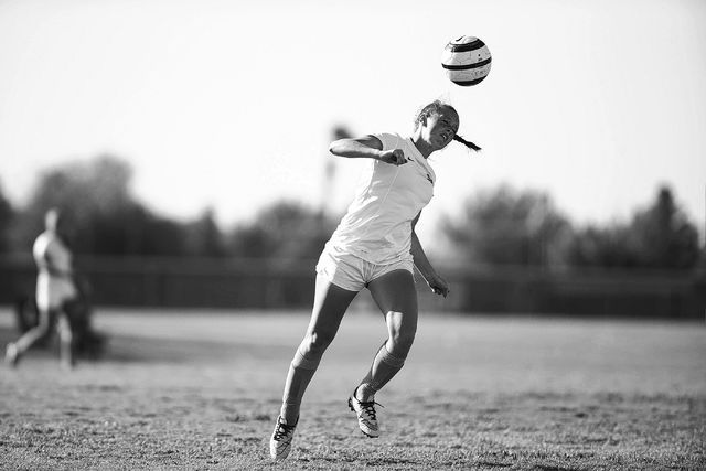 Foothill’s Aqua Williams (13) leaps for the ball against Silverado in the girl’s ...