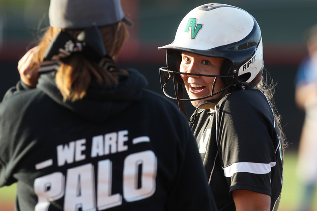 Reed Palo Verde during their Division I state tournament game Friday, May 15, 2015 at UNLV. ...