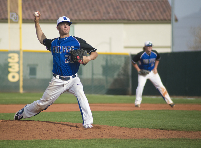 Basic pitcher Trent Bixby (26) throws the ball during the championship game of the Lions Kic ...