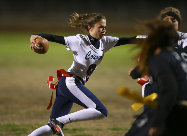 Coronado’s Caitlin Shannon (9) runs the ball during the Class 4A state championship fl ...