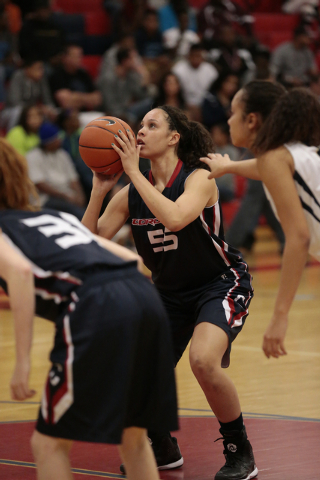 Coronado senior Kayla Watterson (55) shoots a free throw on Thursday. Watterson had 16 point ...