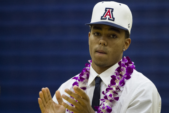 Bishop Gorman’s Malik Hausman, who committed to attending University of Arizona during ...