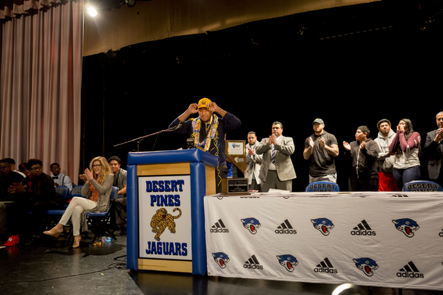 Senior Poutasi Poutasi announces his decision to play college football for University of Cal ...