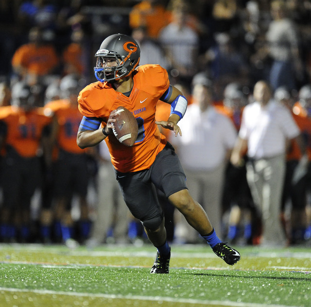 Bishop Gorman senior Danny Hong, shown against Brophy Prep last month, is competing for the ...