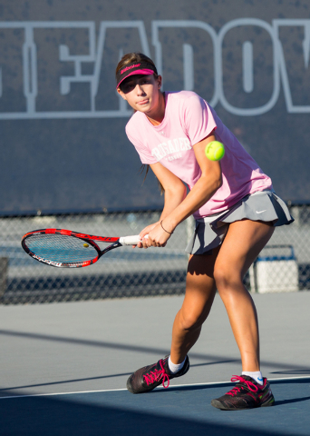 Faith Lutheran singles player Kathleen Wright will lead the Crusaders into the Division I-A ...