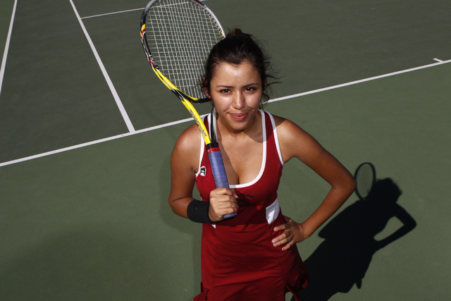 Western’s senior Nathalia Luna, 18, poses for a portrait on Wednesday. Luna was the sc ...