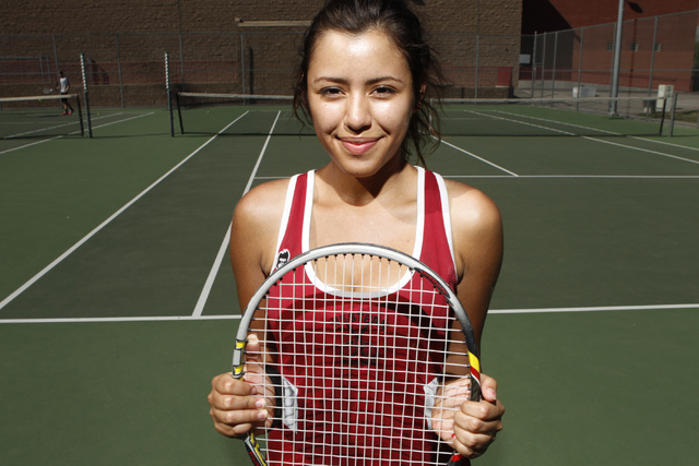 Western’s senior Nathalia Luna, 18, poses for a portrait on Wednesday. Luna is the onl ...