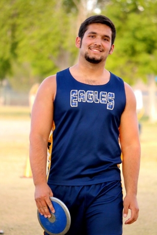 Samuel Gomez, Boulder City: The senior had the top mark in the discus regardless of division ...