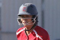 Coronado’s Basia Query runs home during a softball game against Rancho at Coronado Hig ...