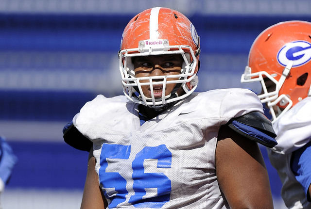 Bishop Gorman senior lineman Jackson Perry made an oral commitment to Vanderbilt on Saturday ...