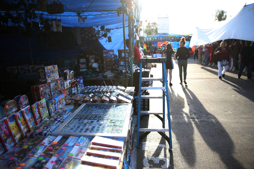 The scene at the Broadacres Marketplace in North Las Vegas, Friday, March 22, 2019. (Erik Verdu ...