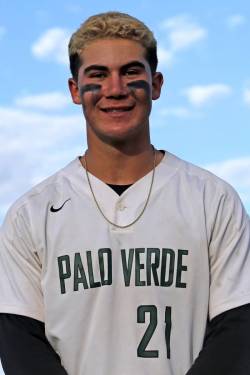 Palo Verde baseball player Josiah Cromwick, who played on the Mountain Ridge team in the 2014 L ...