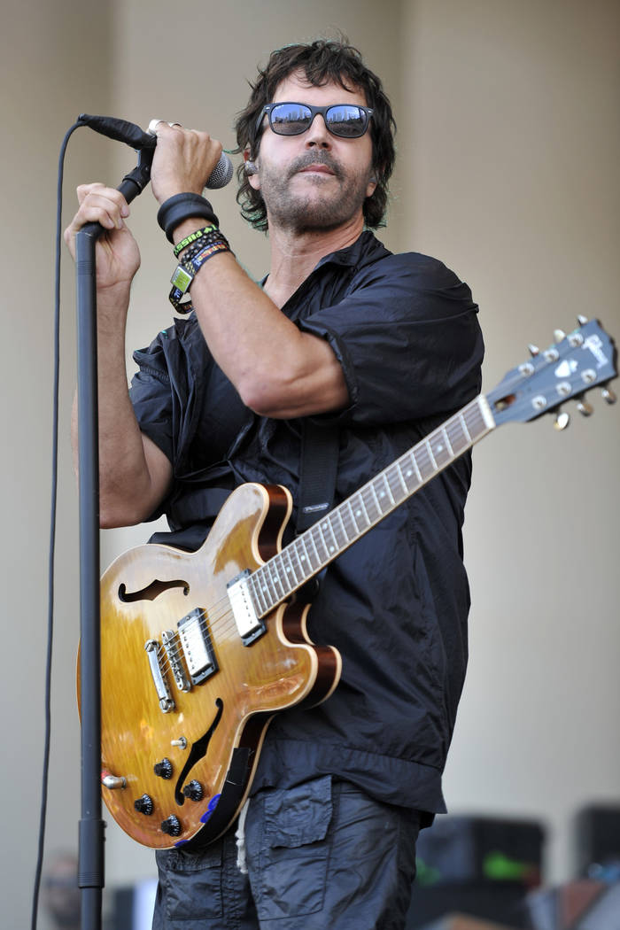 Stephen Jenkins of Third Eye Blind performs on day 4 at Lollapalooza in Grant Park on Saturday ...