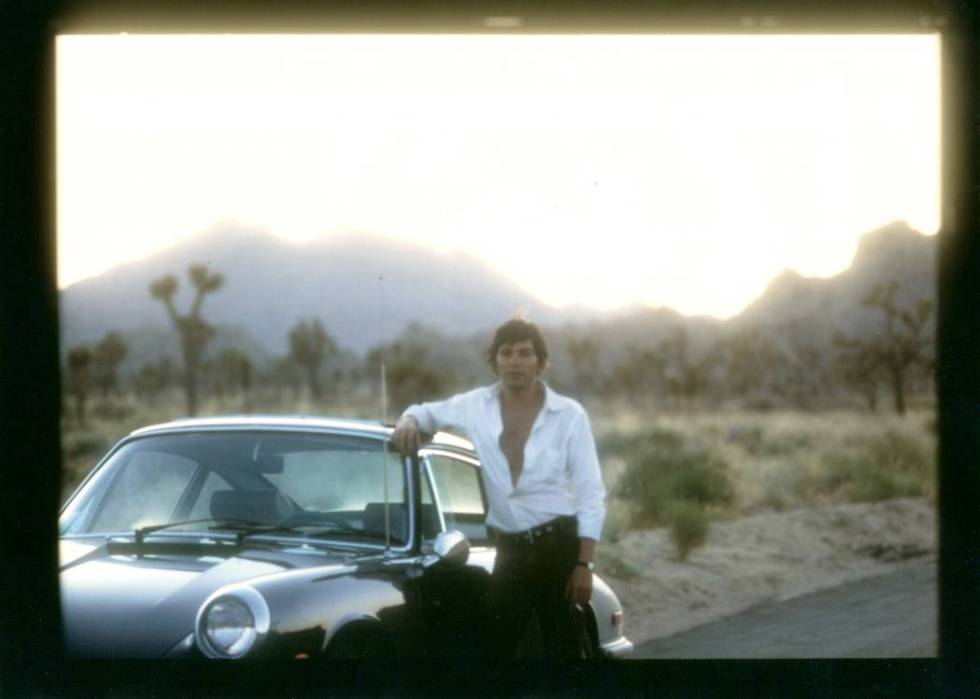 Jay Sebring at Joshua Tree (DiMaria Family Archives)