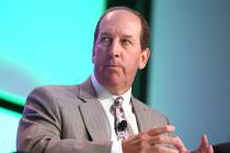 Timothy Wilmott, president and CEO of Penn National Gaming, speaks during the Global Gaming Exp ...