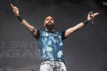 Jesse Leach of Killswitch Engage performs at the Sonic Temple Art and Music Festival at Mapfre ...