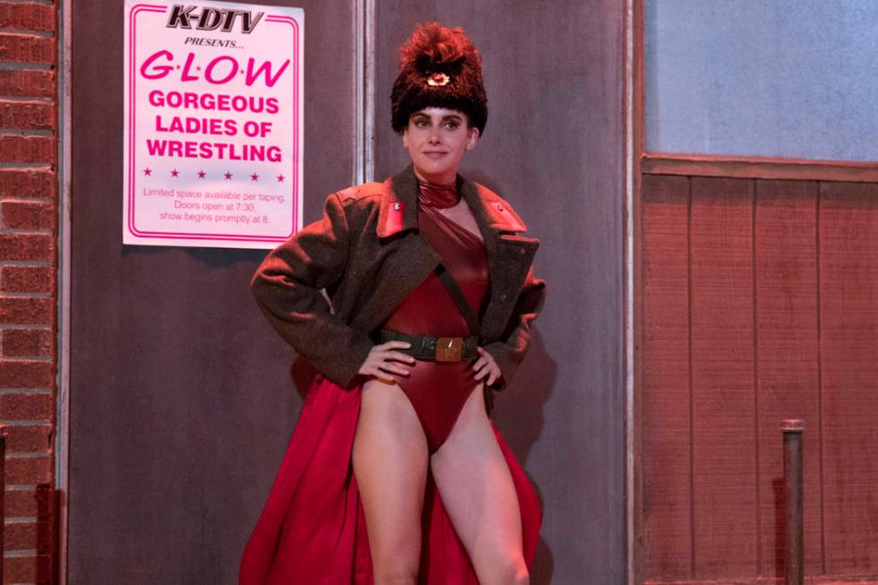 Alison Brie stars in "GLOW" (Erica Parise/Netflix)