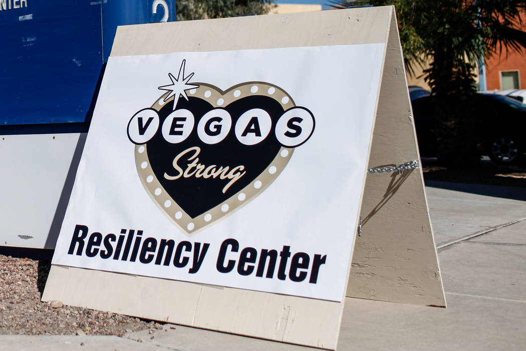Vegas Strong Resiliency Center (Joel Angel Juarez/Las Vegas Review-Journal) @jajuarezphoto