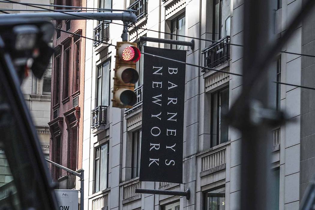 A July 16, 2019, photo shows the Barneys department store in New York. The luxury retailer is j ...