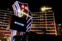 Wynn Macau hotel-casino in Macau, Friday, Jan.12, 2018. (Chitose Suzuki/Las Vegas Review-Journal)