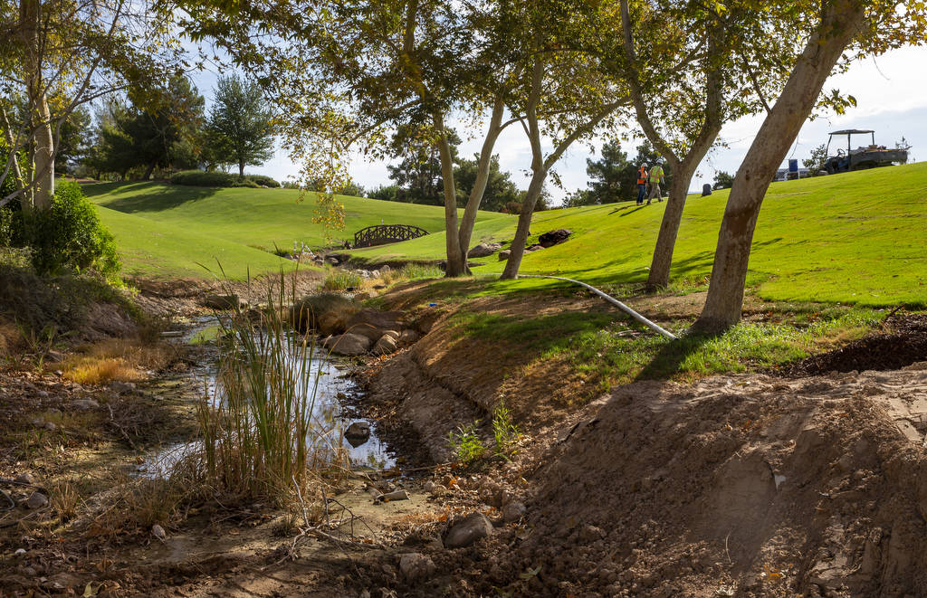 Wynn Golf Club is pictured on Tuesday, July 30, 2019, in Las Vegas. The newly designed 18-hole ...