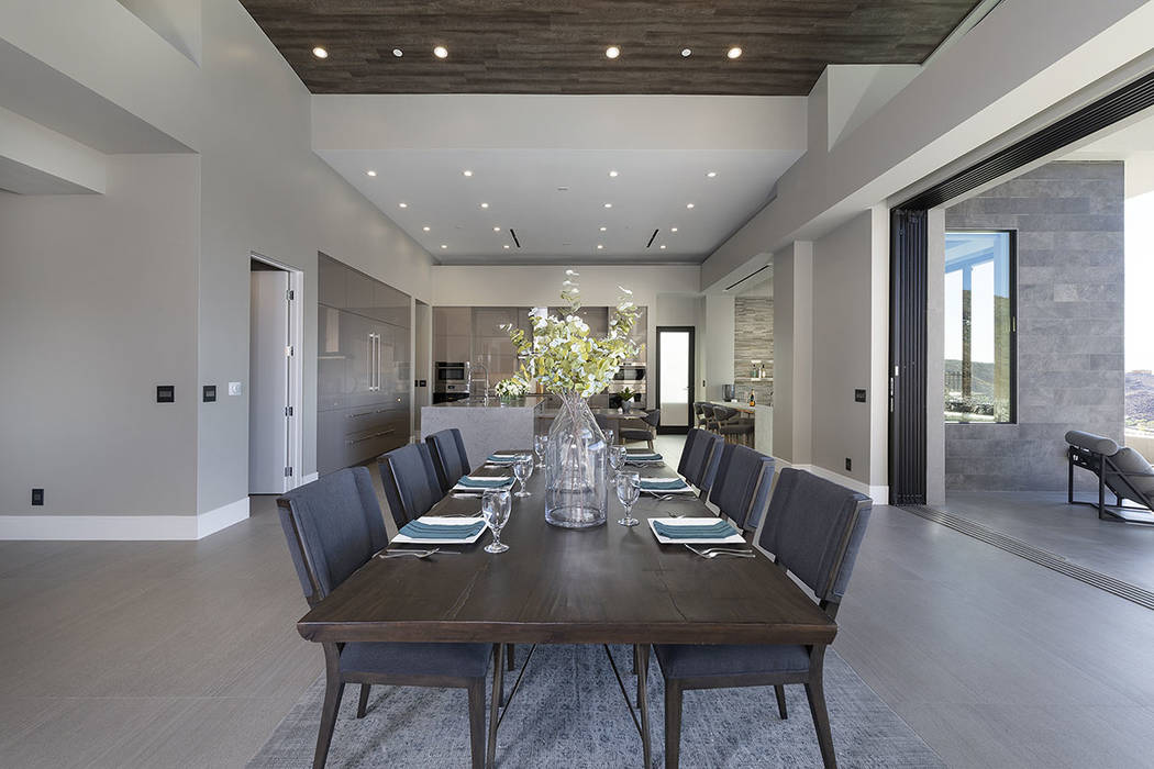 The dining area. (Synergy|Sotheby’s International Realty)