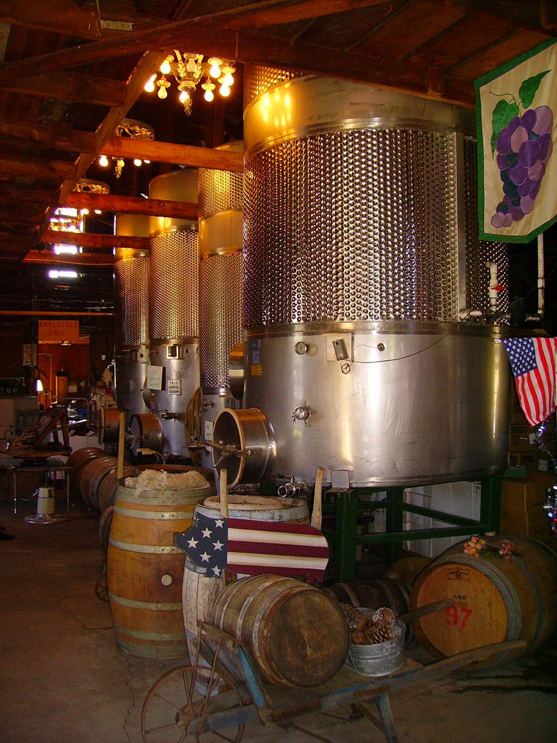Although Julian is best known for its apples, visitors also come to tour the local wineries. (D ...