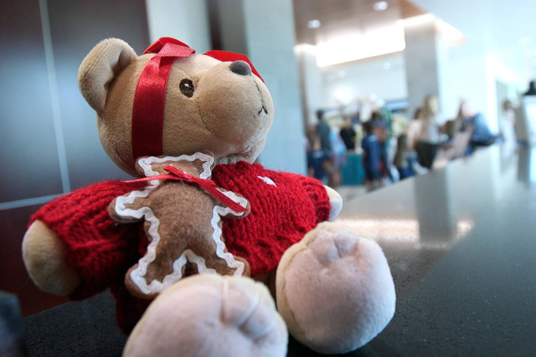 Centennial Hills Hospital in Las Vegas hosted its 11th annual Teddy Bear Clinic Wednesday. (Mat ...