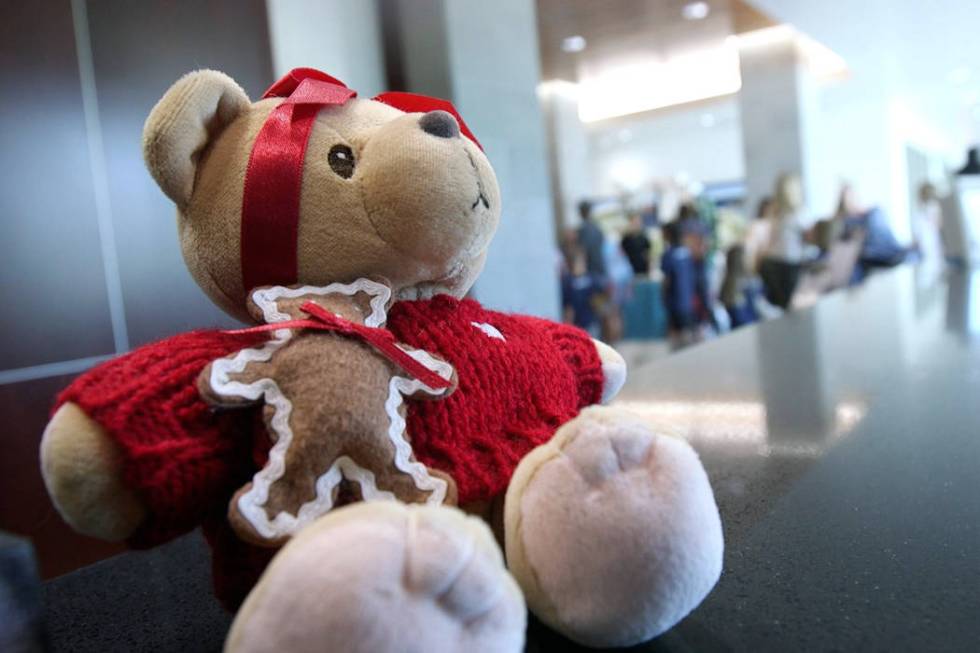 Centennial Hills Hospital in Las Vegas hosted its 11th annual Teddy Bear Clinic Wednesday. (Mat ...