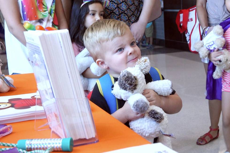 Centennial Hills Hospital in Las Vegas hosted its 11th annual Teddy Bear Clinic Wednesday. (Mat ...