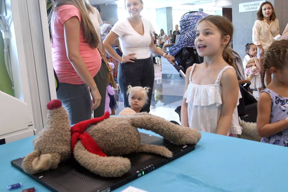 Centennial Hills Hospital in Las Vegas hosted its 11th annual Teddy Bear Clinic Wednesday. (Mat ...