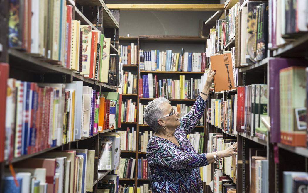 Amber Unicorn Books owner Myrna Donato has collected thousands of cookbooks over the past 38 ye ...