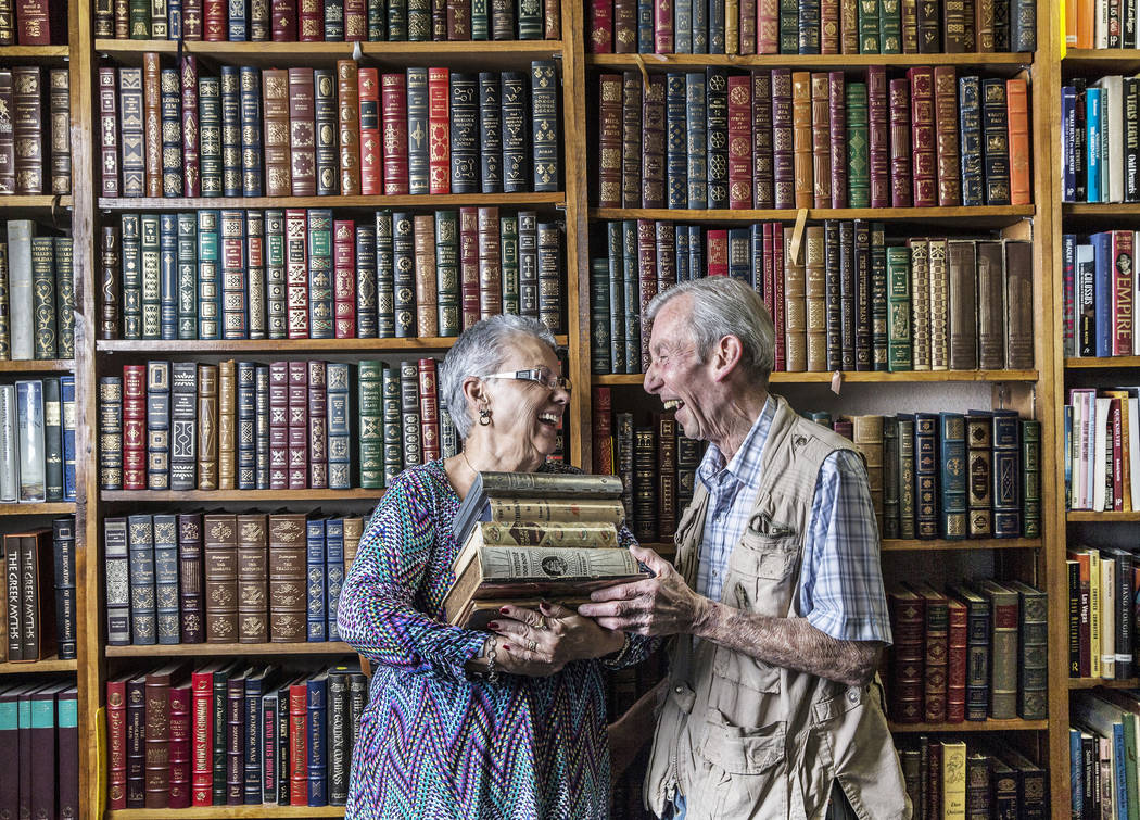 Amber Unicorn Books owners Myrna and Lou Donato have co-owned Las Vegas' oldest bookstore for t ...