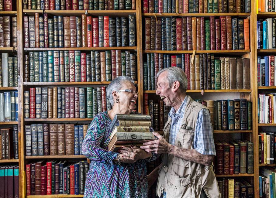 Amber Unicorn Books owners Myrna and Lou Donato have co-owned Las Vegas' oldest bookstore for t ...