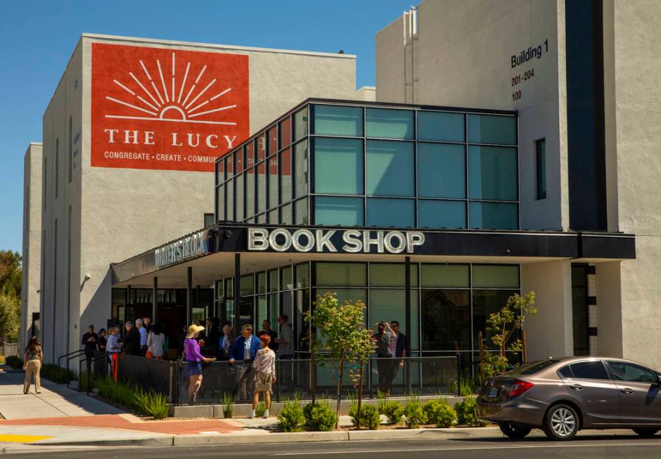 A view of the Writer's Block bookstore's new location in downtown Las Vegas on April 13, 2019. ...