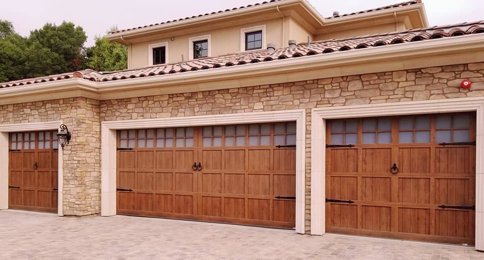 Martin Garage Door This steel Pinnacle model from Martin Garage Door is a short-panel door with ...