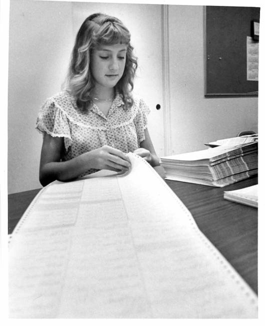 An undated photo of a first day back at school. (Las Vegas Review-Journal)