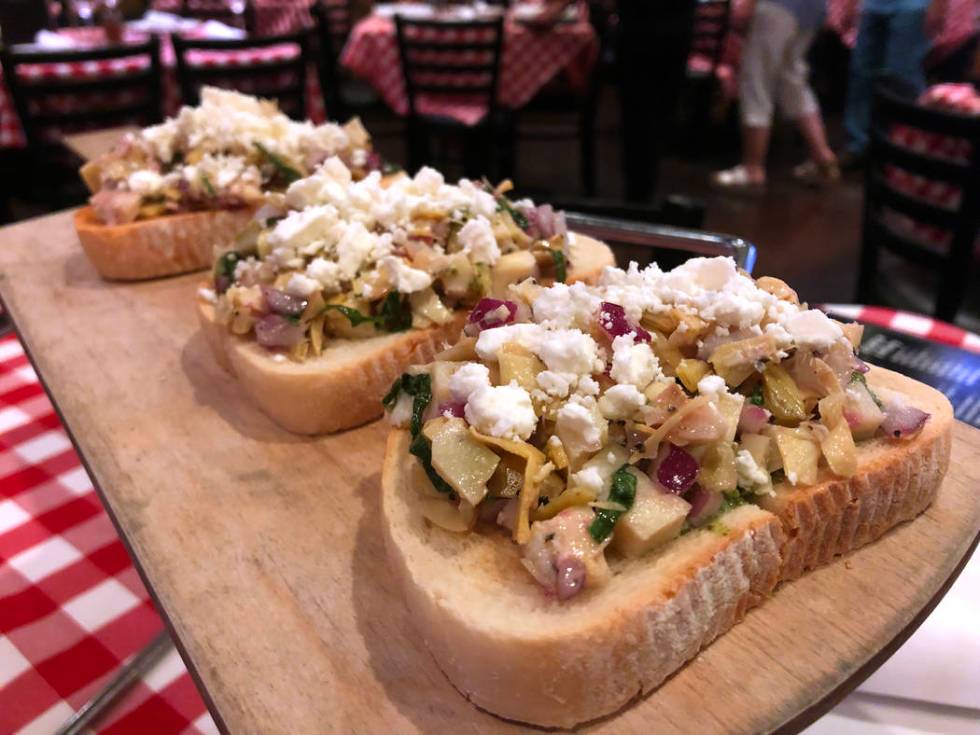 Grimaldi's Artichoke Bruschetta (Al Mancini Las Vegas Review-Journal)