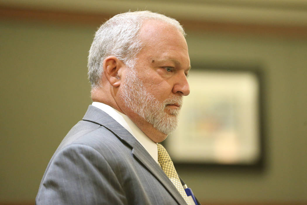 Chief Deputy District Attorney Marc Digiacomo listens to arguments for the case involving Paul ...