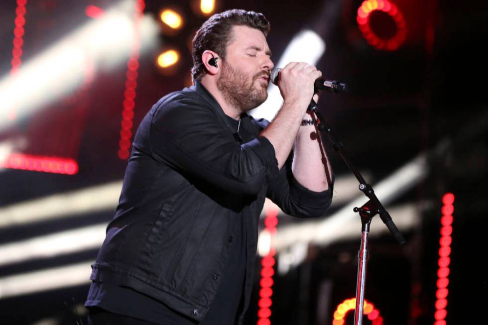 Artist Chris Young performs at the 2017 CMA Music Festival at Nissan Stadium on Saturday, June ...