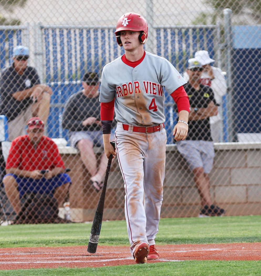 Arbor View infielder Brad Stone, who played on the Mountain Ridge team during the 2014 Little L ...
