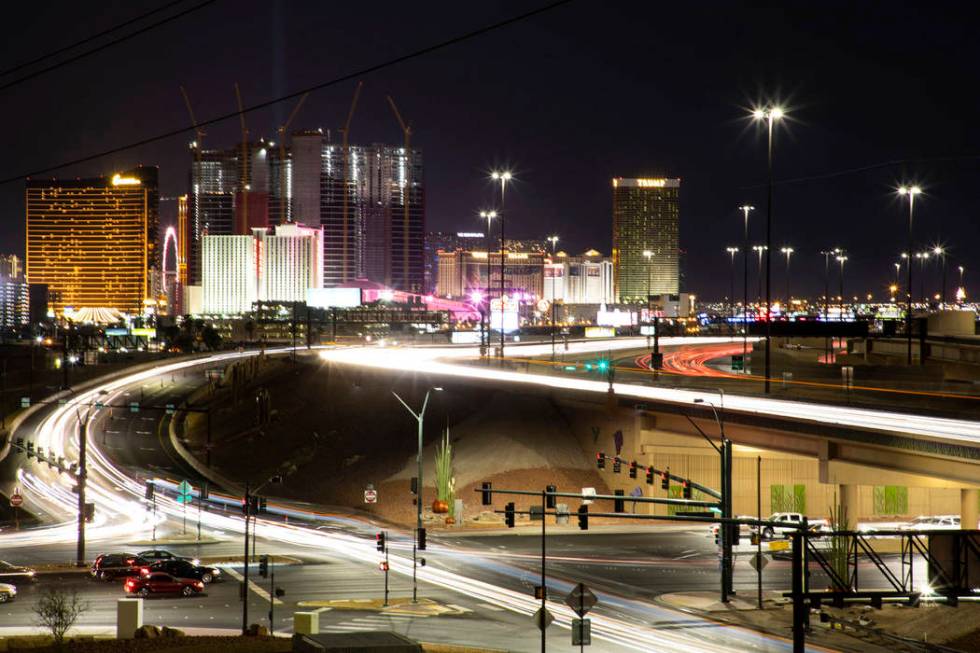 Project Neon enhanced Charleston Boulevard, improving the intersection at Industrial Road and u ...