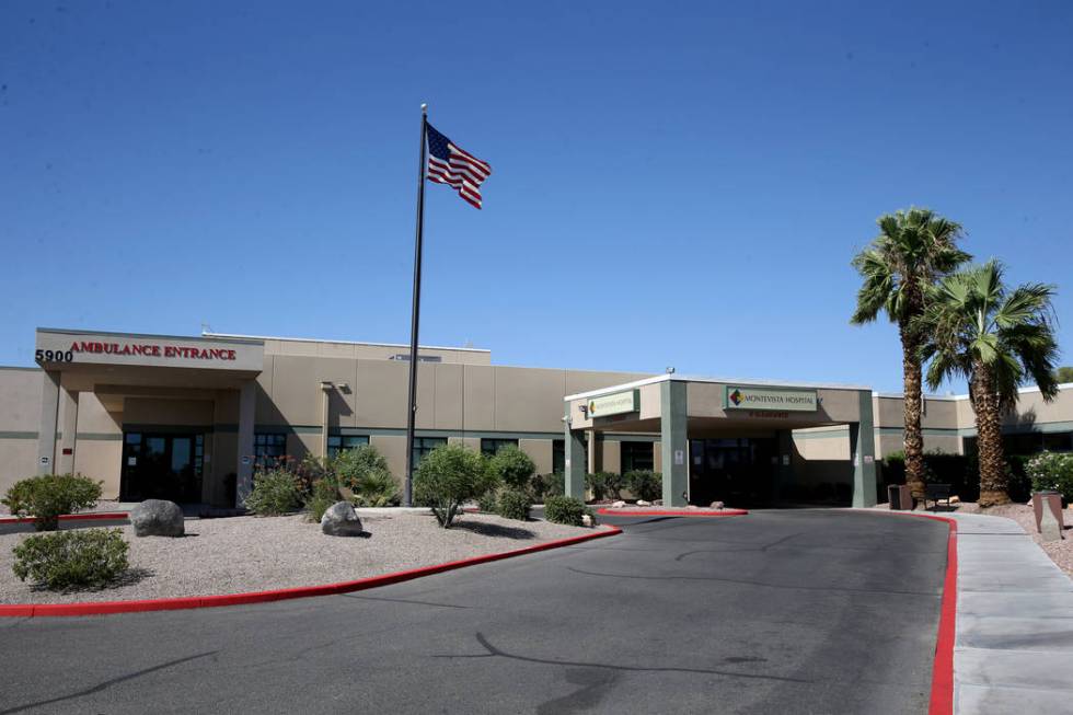 Montevista Hospital in Las Vegas Friday, Aug. 9, 2019. (K.M. Cannon/Las Vegas Review-Journal) @ ...