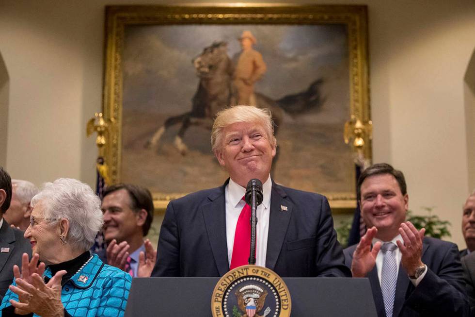 President Donald Trump. (AP Photo/Andrew Harnik)