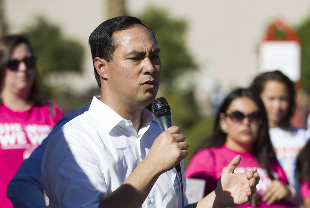 U.S. Rep. Joaquin Castro, D-Texas (Erik Verduzco/Las Vegas Review-Journal)