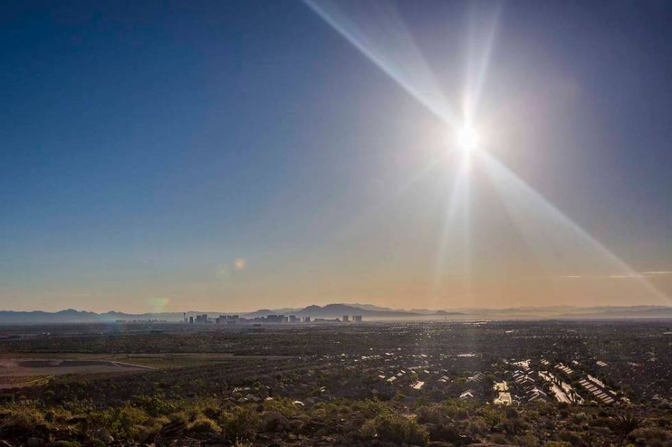 An excessive heat warning will be in effect in the Las Vegas Valley from 8 a.m. Wednesday throu ...