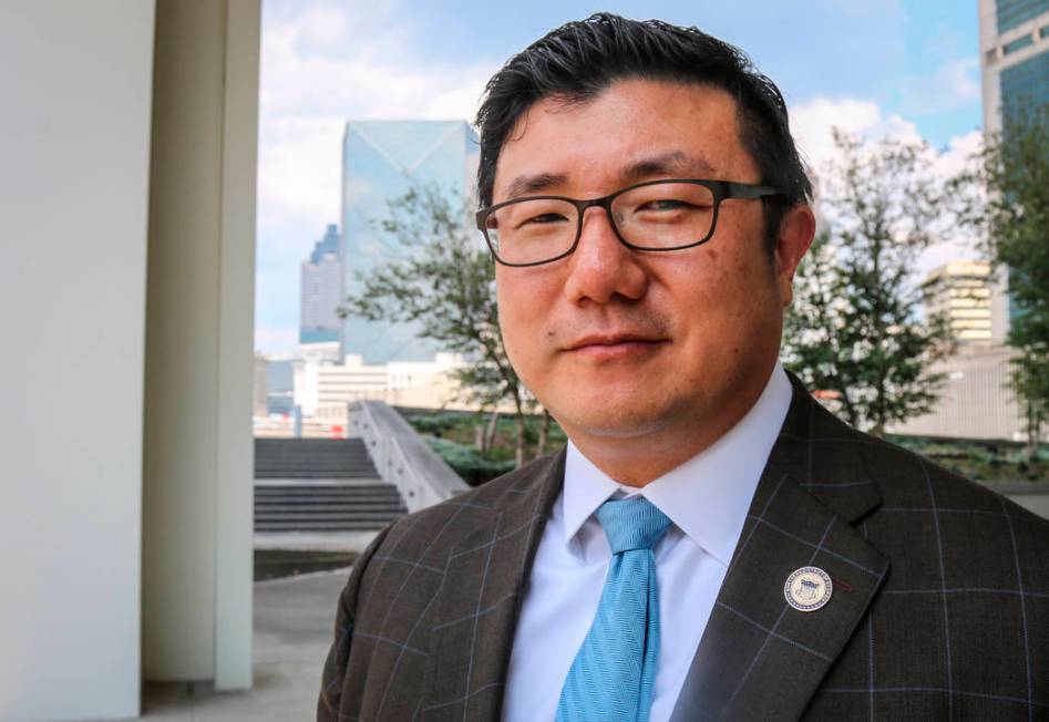 U.S. Attorney Byung J. "BJay" Pak is seen following a news conference on Tuesday, Aug ...