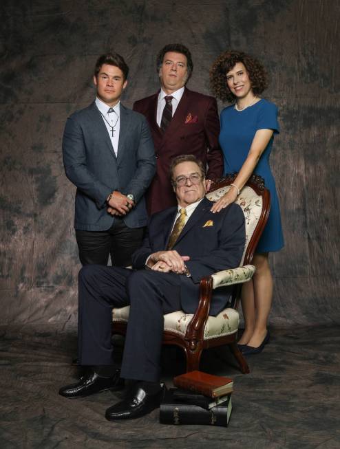 Adam Devine, Danny McBride, John Goodman, Edi Patterson in "The Righteous Gemstones." (Fred Nor ...